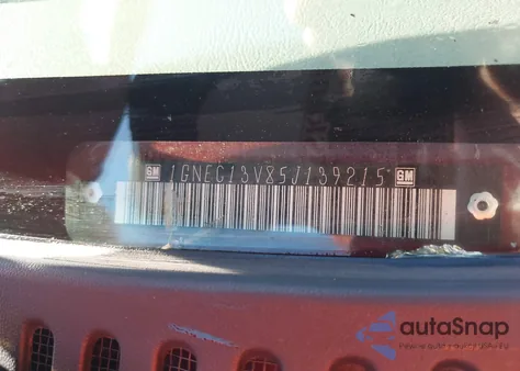 2005 Chevrolet Tahoe Ls из США, поврежденный, VIN 1GNEC13V85J139215